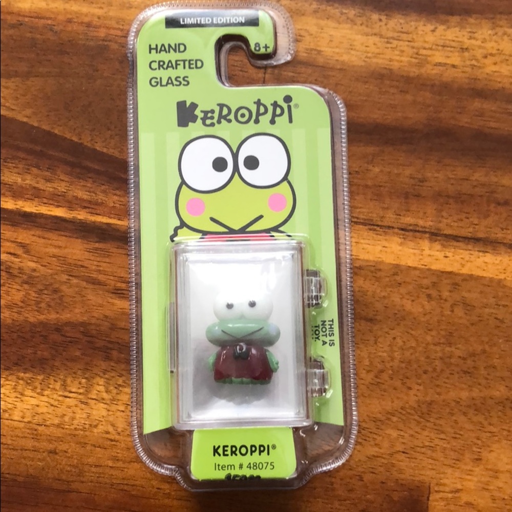 Hello Kitty’s friend, Keroppi Glass Figurine